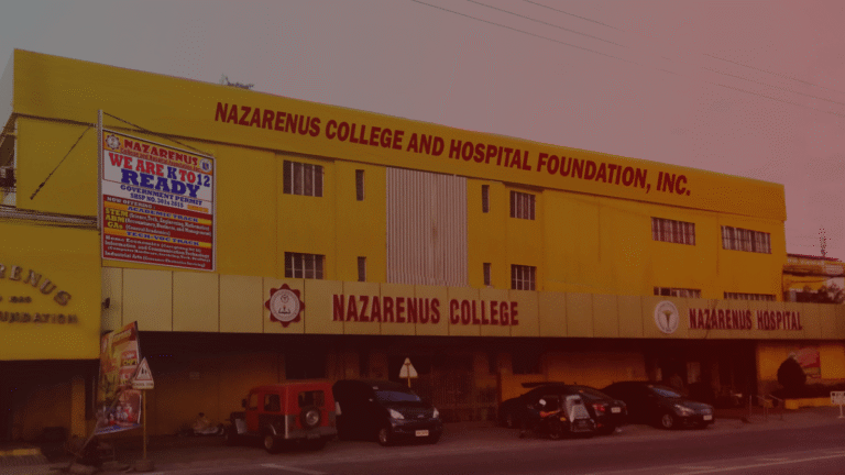 Front perspective of Nazarenus Hospital in Meycauayan Bulacan, a trusted healthcare facility since 1979
