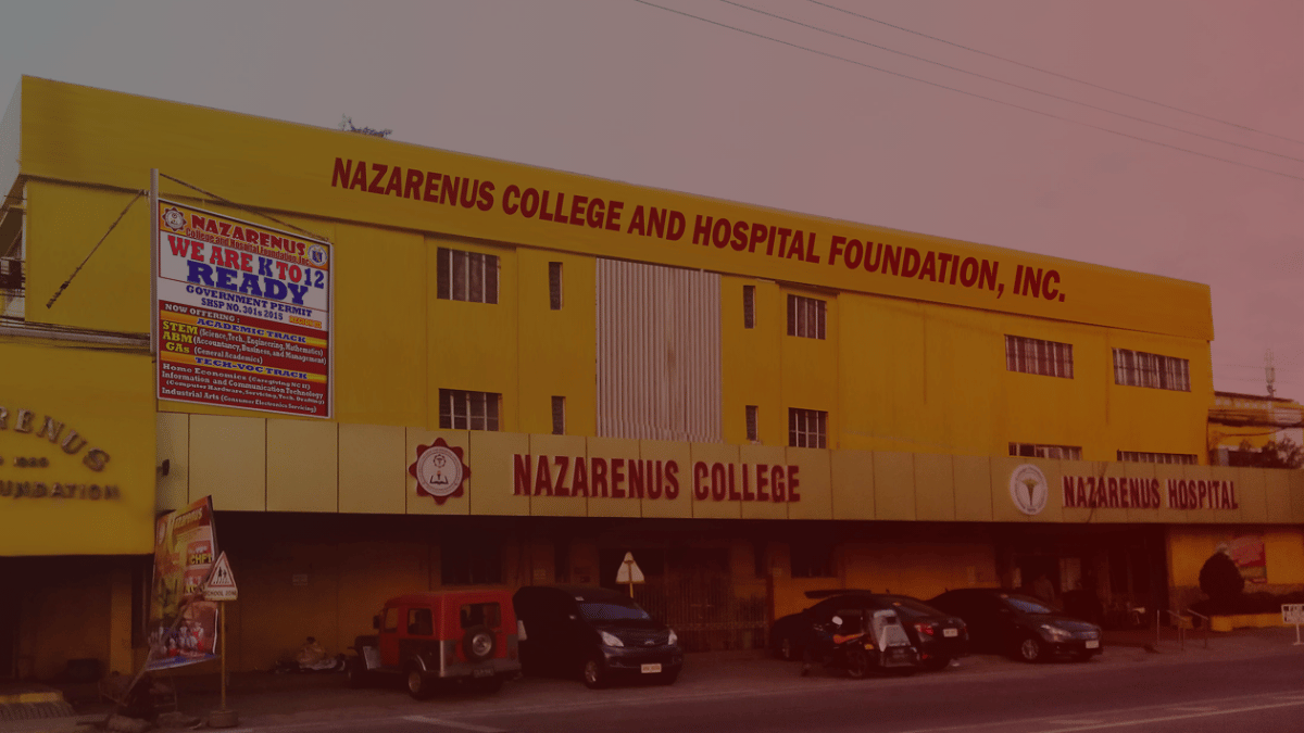 Front perspective of Nazarenus Hospital in Meycauayan Bulacan, a trusted healthcare facility since 1979